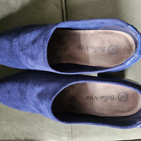 Wide Navy Bella Vita Caraway shooties - Picture 3 of 6